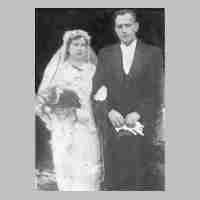 115-0001 Brautpaar Paul Heinrich Neumann, 02.08.1908 - 14.03.1969 und Irmgard-Christel, geb. Quednau, 15.02.1917 - 16.05.1987.jpg